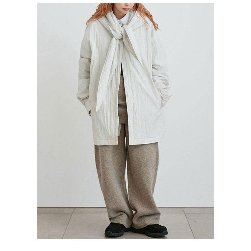 anuke（アンヌーク） anuke 2026winter トップス Padded Hoodie Shirts