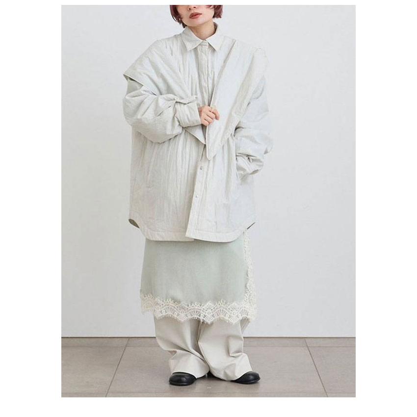 anuke（アンヌーク） anuke 2026winter トップス Padded Hoodie Shirts