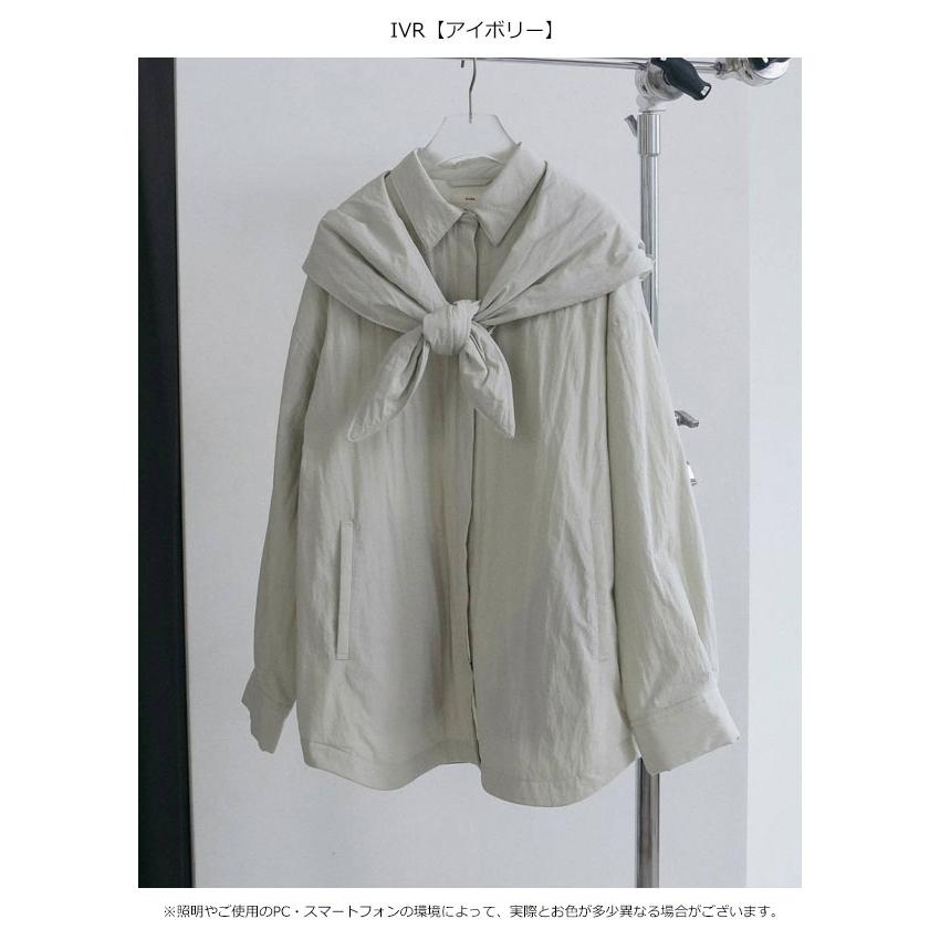anuke（アンヌーク） anuke 2026winter トップス Padded Hoodie Shirts