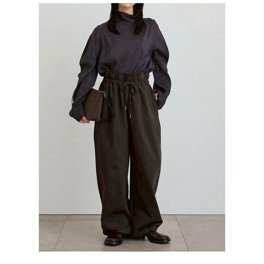anuke（アンヌーク） anuke 2026winter トップス Organdy Tie Blouse