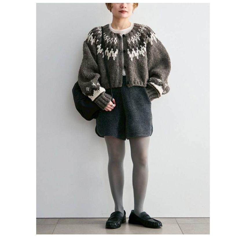 anuke（アンヌーク） anuke 2026Prefall トップス Nordic Handknit