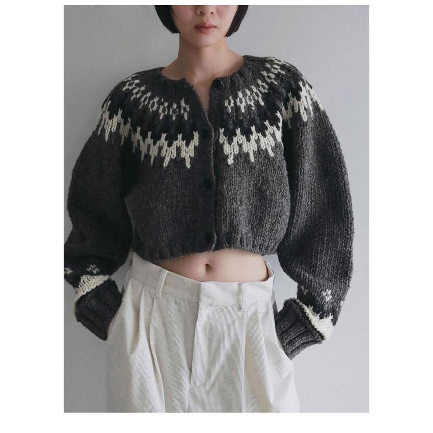 anuke（アンヌーク） anuke 2026Prefall トップス Nordic Handknit