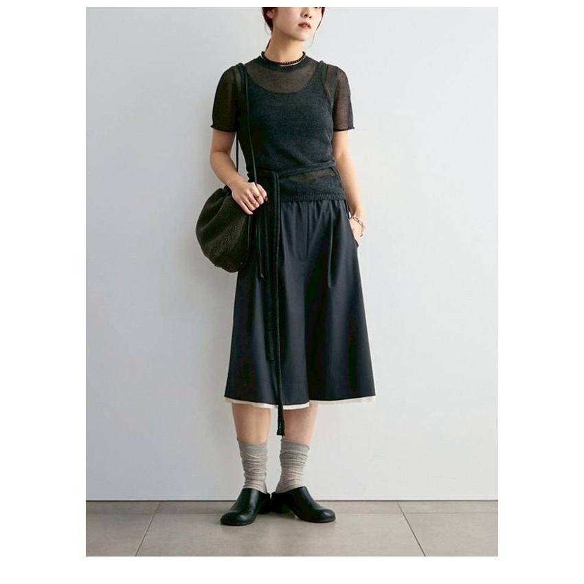 anuke（アンヌーク） anuke 2026Prefall トップス Wrapcami Layered