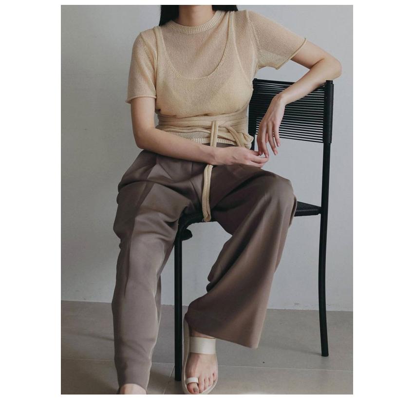 anuke（アンヌーク） anuke 2026Prefall トップス Wrapcami Layered