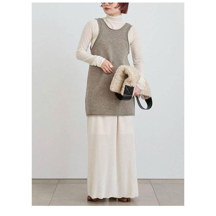 anuke（アンヌーク） anuke 2026winter トップス Knit Long Tanktop 10
