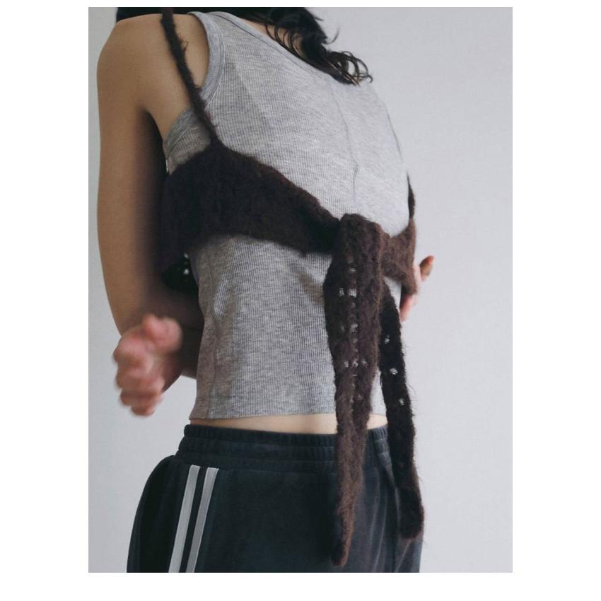 anuke（アンヌーク） anuke 2026Prefall トップス Crochet Knit