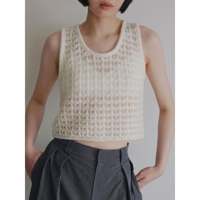 anuke（アンヌーク） anuke 2026Prefall トップス Pattern Knit