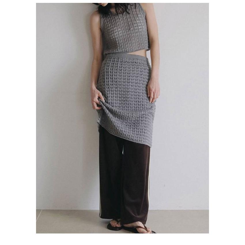 anuke（アンヌーク） anuke 2026Prefall トップス Pattern Knit