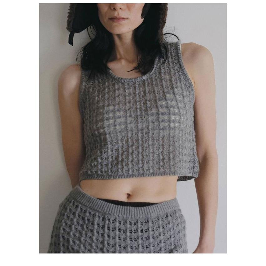 anuke（アンヌーク） anuke 2026Prefall トップス Pattern Knit