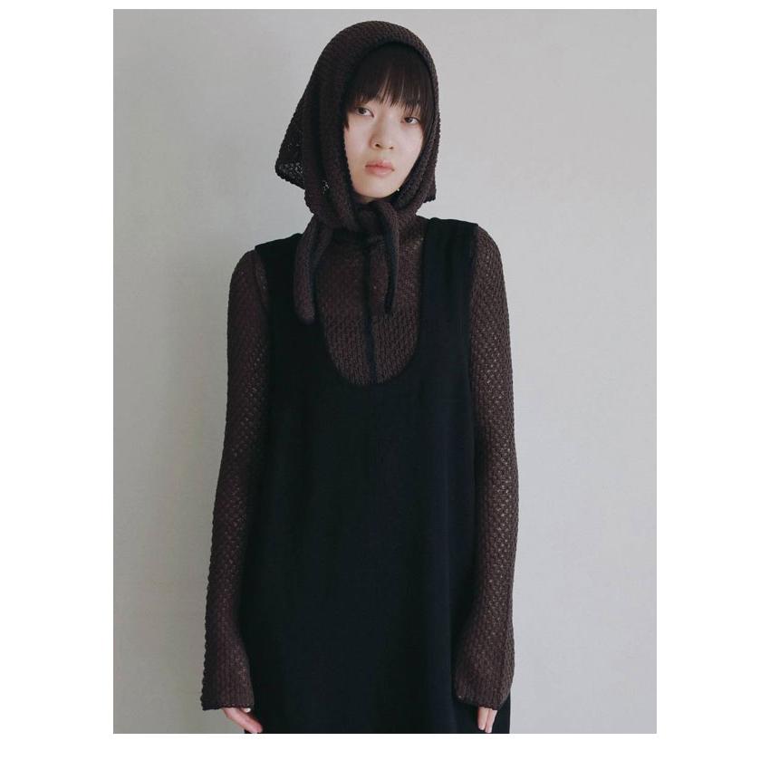 anuke（アンヌーク） anuke 2026Prefall トップス Piping Scarf Knit 8