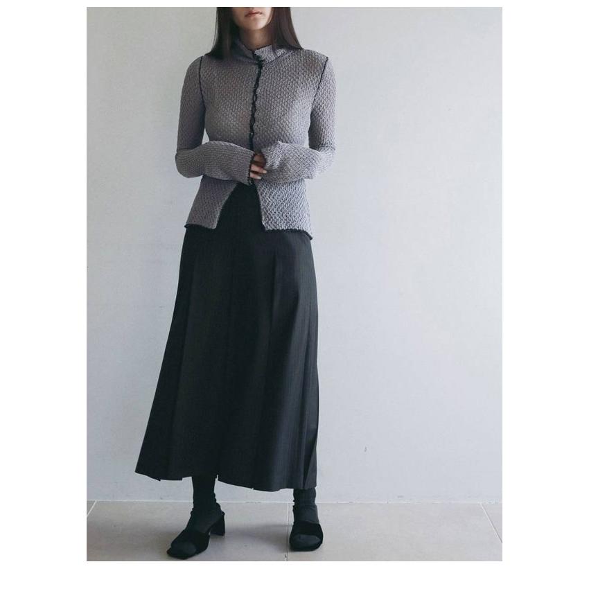 anuke（アンヌーク） anuke 2026Prefall トップス Piping Scarf Knit 8