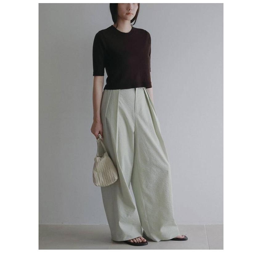 anuke（アンヌーク） anuke 2026Prefall トップス Wool Knit T-shirts
