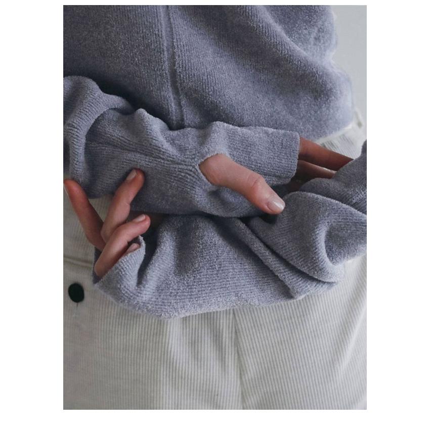 anuke（アンヌーク） anuke 2026Prefall トップス Crewneck Velour