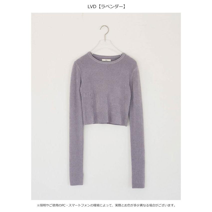 anuke（アンヌーク） anuke 2026Prefall トップス Crewneck Velour