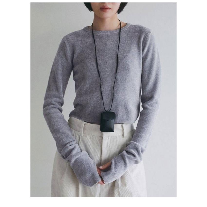anuke（アンヌーク） anuke 2026Prefall トップス Crewneck Velour