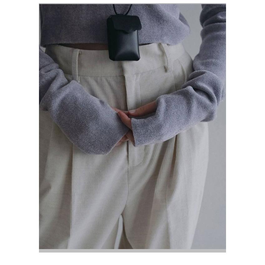 anuke（アンヌーク） anuke 2026Prefall トップス Crewneck Velour