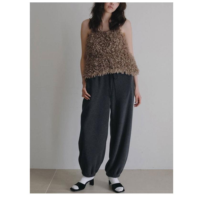anuke（アンヌーク） anuke 2026Prefall トップス Tulle Fringe
