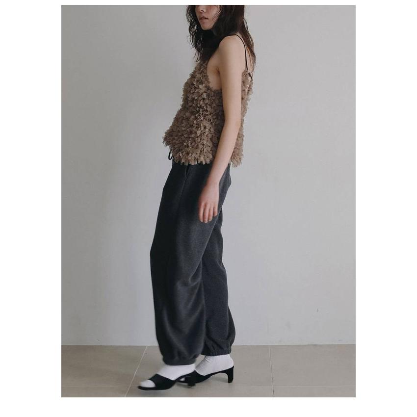 anuke（アンヌーク） anuke 2026Prefall トップス Tulle Fringe