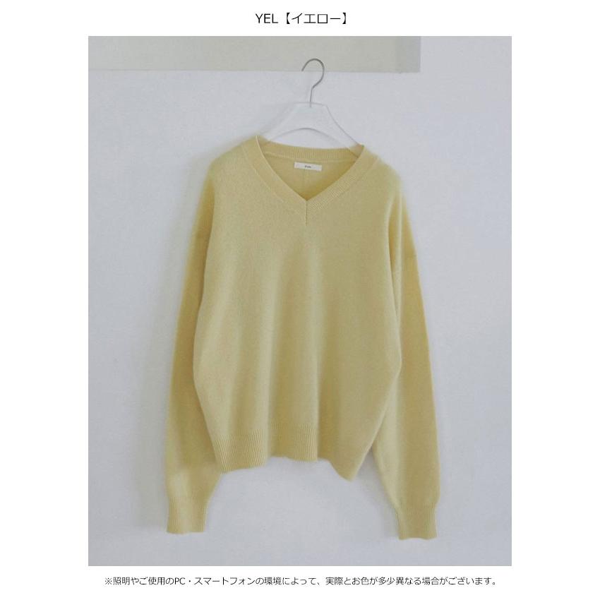 anuke（アンヌーク） anuke 2026winter トップス Wool Vneck Knit 10月