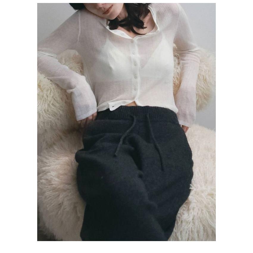 anuke（アンヌーク） anuke 2026winter トップス Layered Crewneck