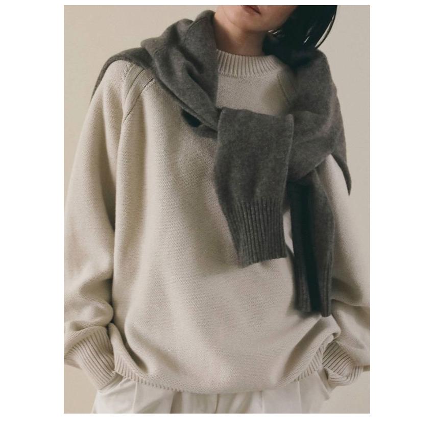 anuke（アンヌーク） anuke 2026winterトップス Wool Crewneck Tops 11