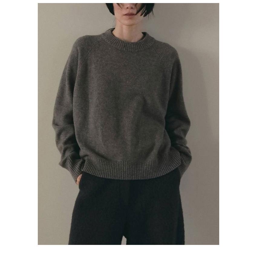 anuke（アンヌーク） anuke 2026winterトップス Wool Crewneck Tops 11