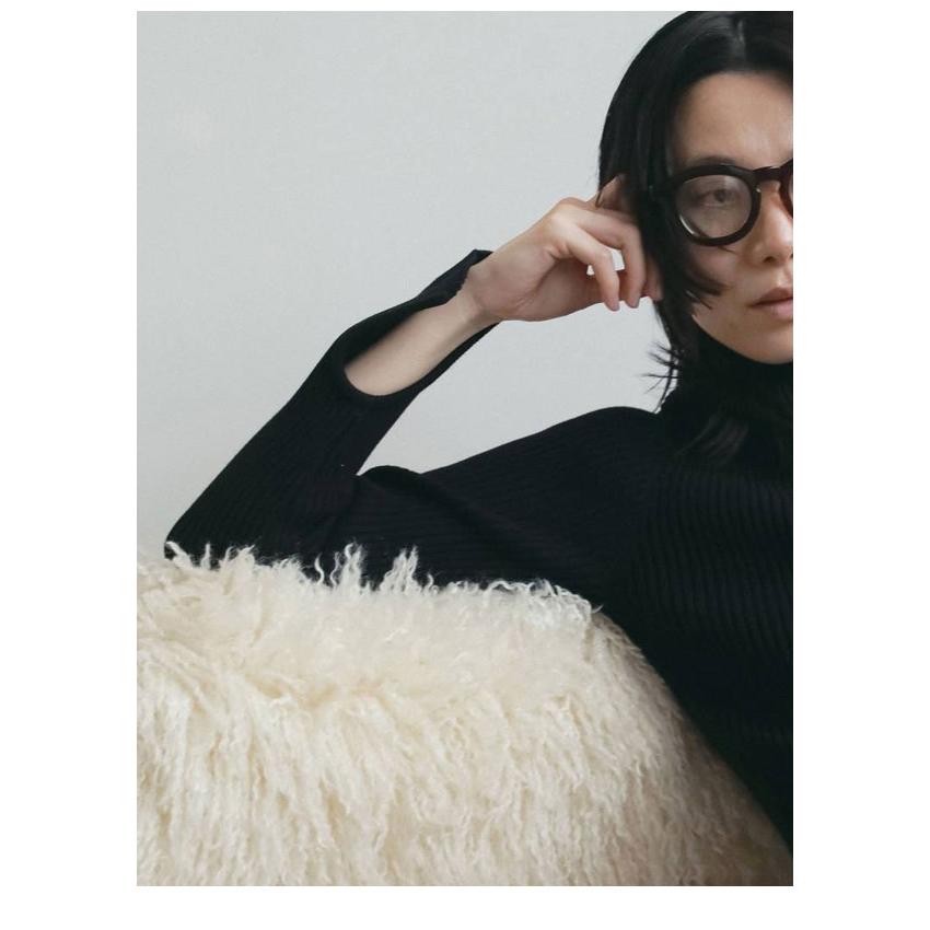 anuke（アンヌーク） anuke 2026winter トップス Slit Turtle Knit 11