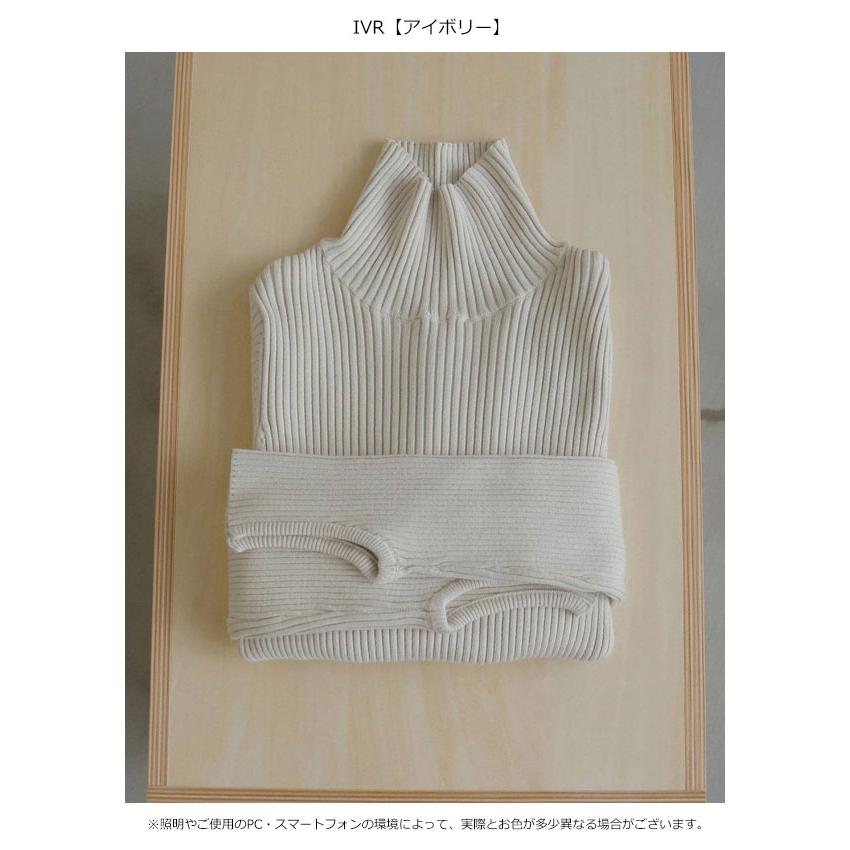 anuke（アンヌーク） anuke 2026winter トップス Slit Turtle Knit 11
