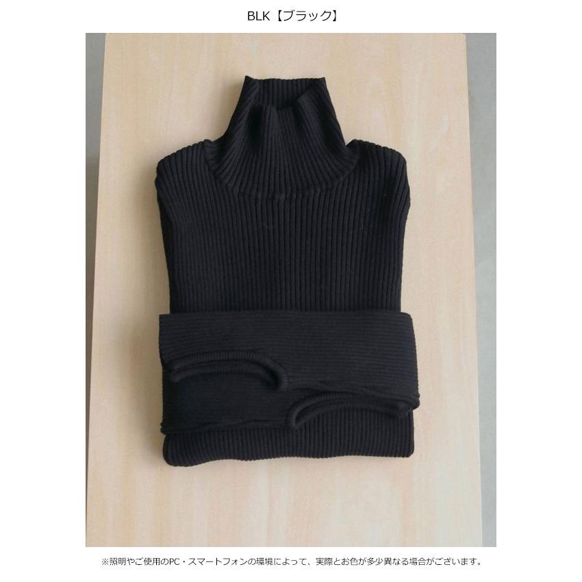 anuke（アンヌーク） anuke 2026winter トップス Slit Turtle Knit 11