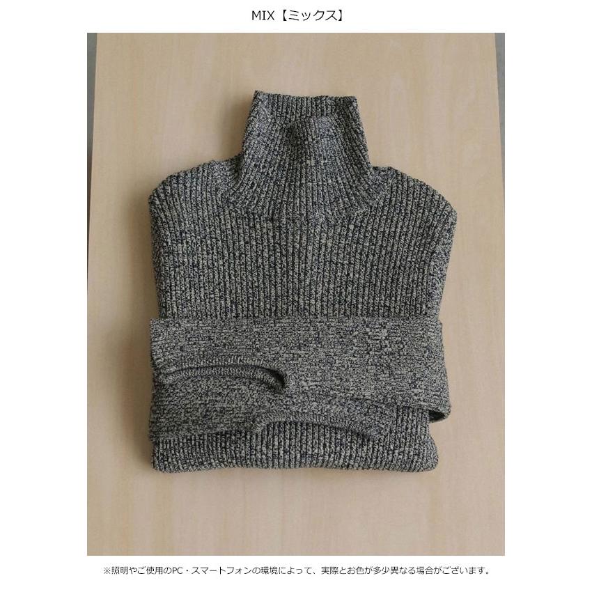 anuke（アンヌーク） anuke 2026winter トップス Slit Turtle Knit 11