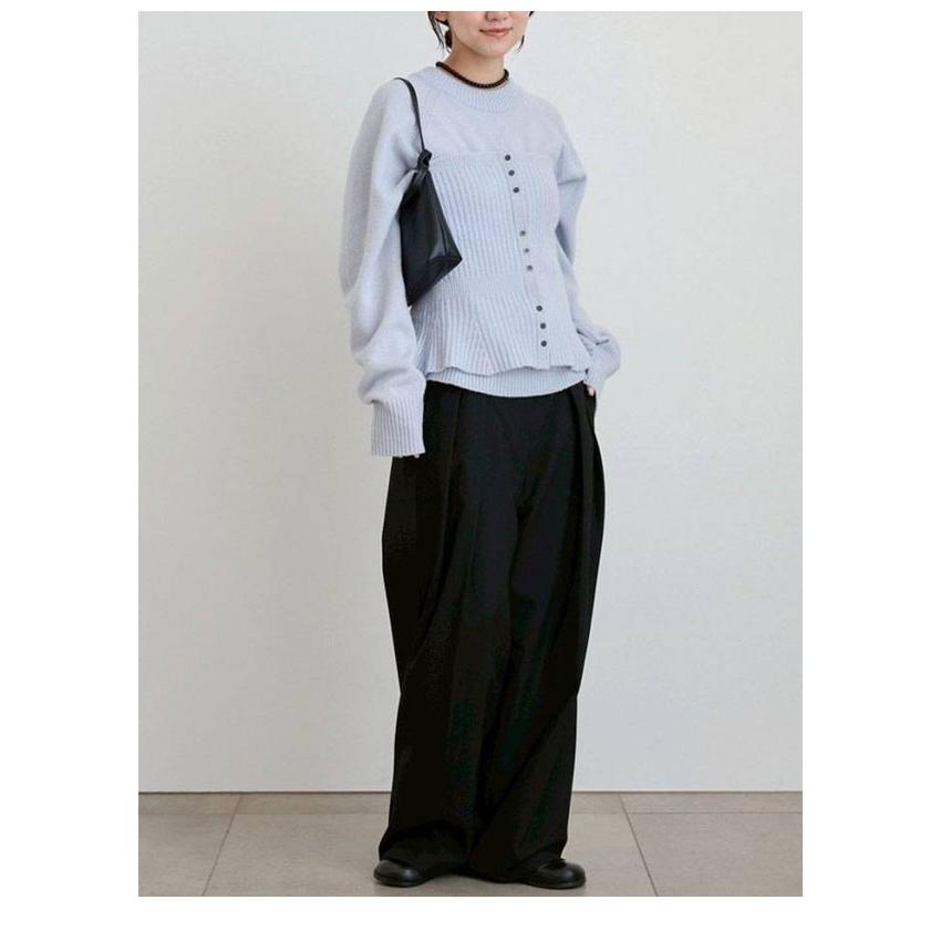 anuke（アンヌーク） anuke 2026winterトップス Wool 2way Bustier 11