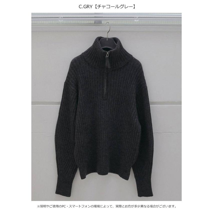 anuke（アンヌーク） anuke 2026winter トップス Halfzip Rib Knit 10
