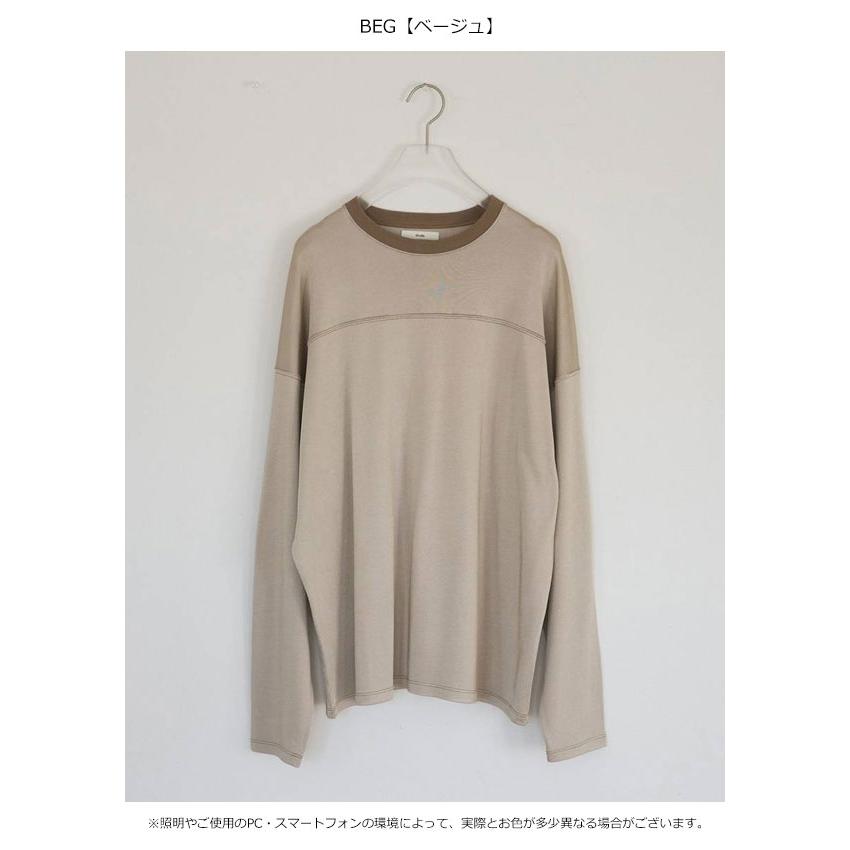 anuke（アンヌーク） anuke 2026prefall トップス Panel Over Long T