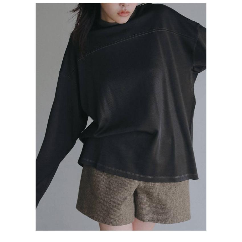 anuke（アンヌーク） anuke 2026prefall トップス Panel Over Long T