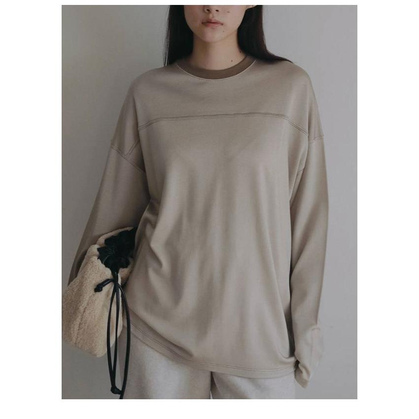 anuke（アンヌーク） anuke 2026prefall トップス Panel Over Long T