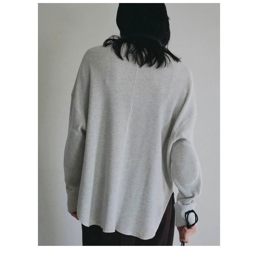 anuke（アンヌーク） anuke 2026Prefall トップス Waffle Loose