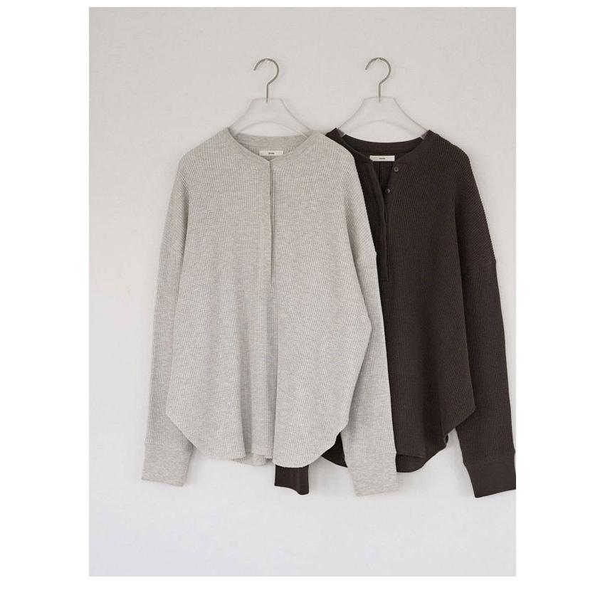 anuke（アンヌーク） anuke 2026Prefall トップス Waffle Loose