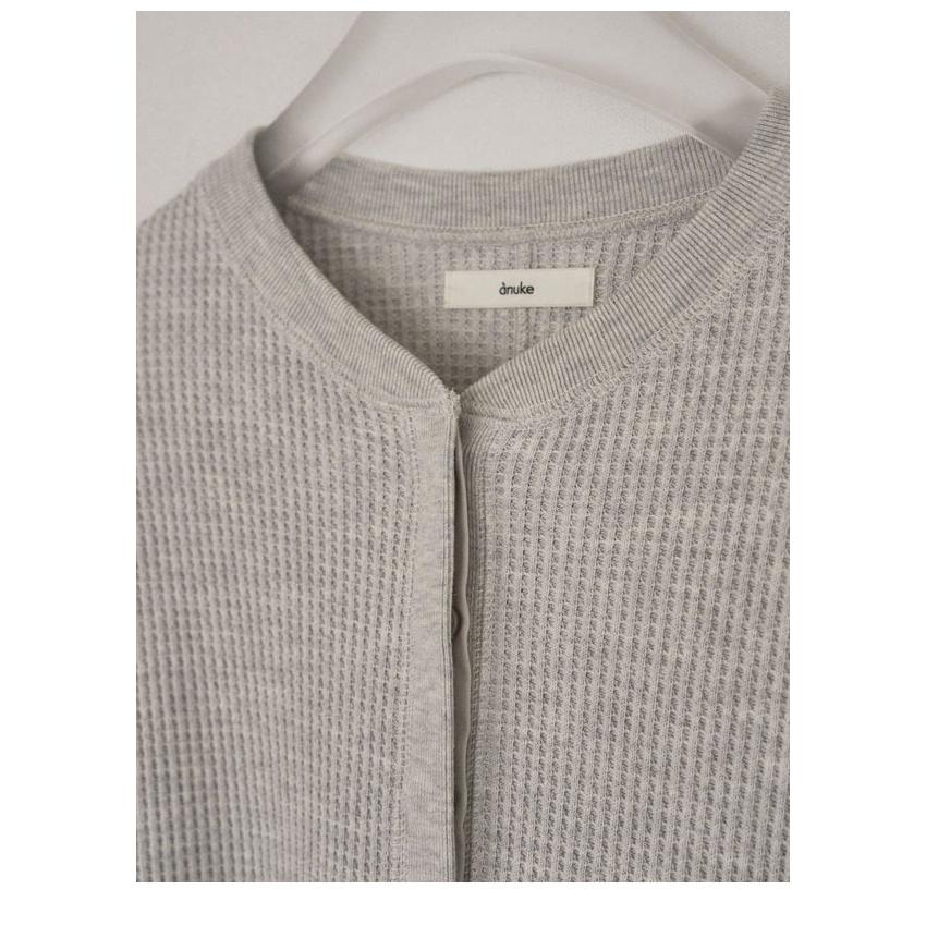 anuke（アンヌーク） anuke 2026Prefall トップス Waffle Loose