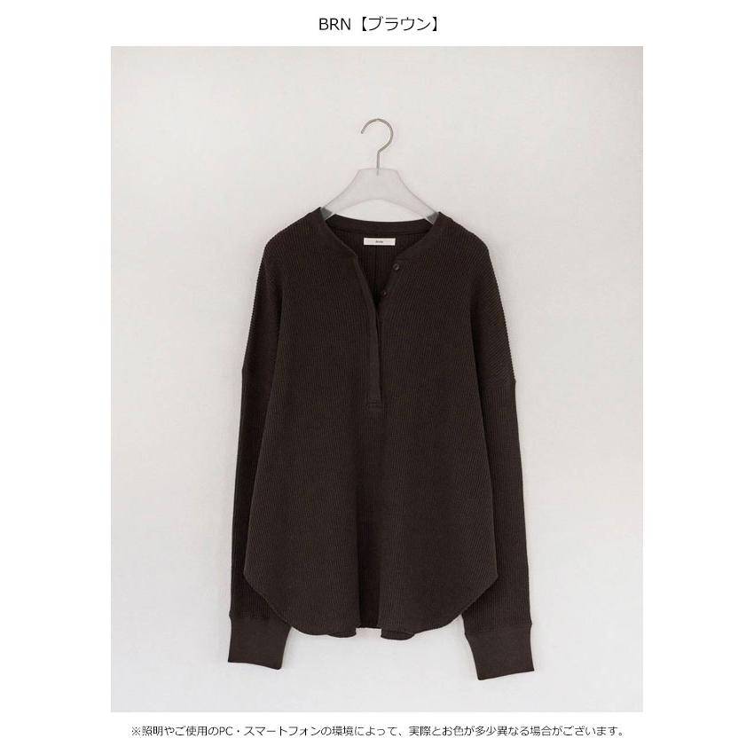 anuke（アンヌーク） anuke 2026Prefall トップス Waffle Loose