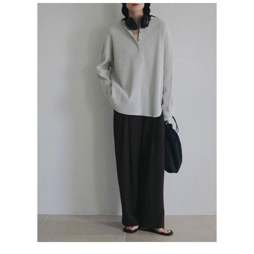 anuke（アンヌーク） anuke 2026Prefall トップス Waffle Loose