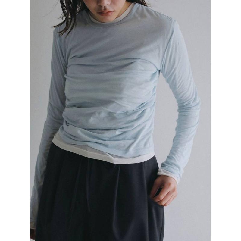 anuke（アンヌーク） anuke 2026Prefall トップス Gather Compact Tops