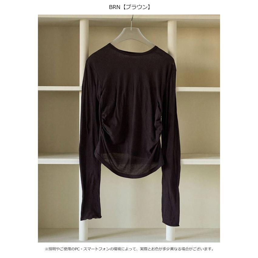 anuke（アンヌーク） anuke 2026Prefall トップス Gather Compact Tops