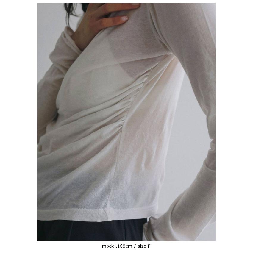 anuke（アンヌーク） anuke 2026Prefall トップス Gather Compact Tops