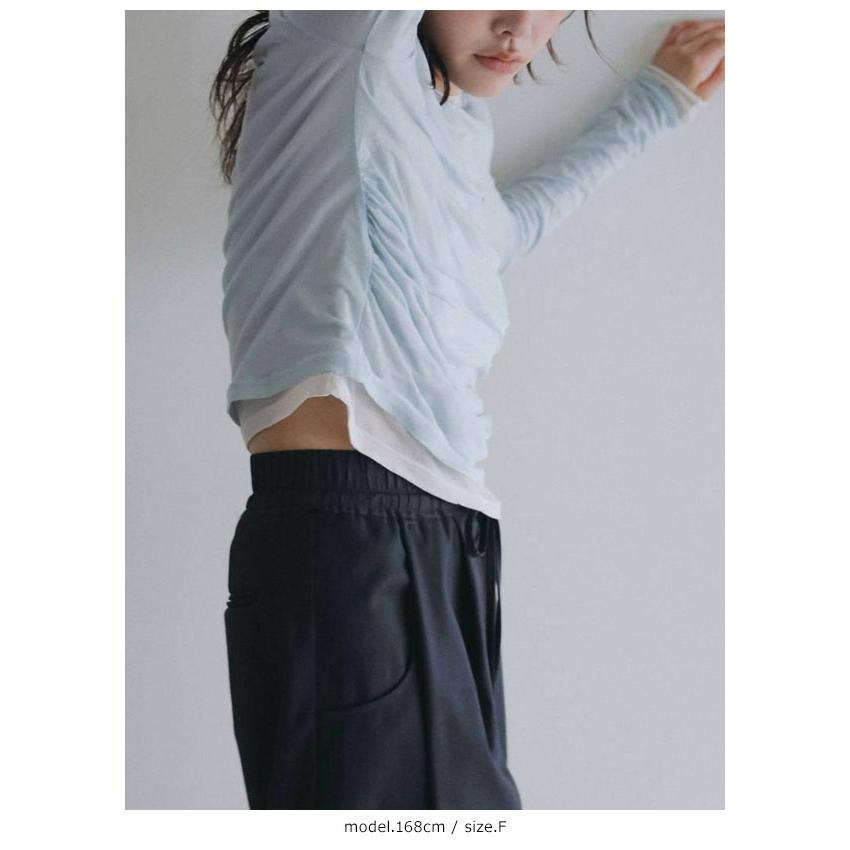 anuke（アンヌーク） anuke 2026Prefall トップス Gather Compact Tops