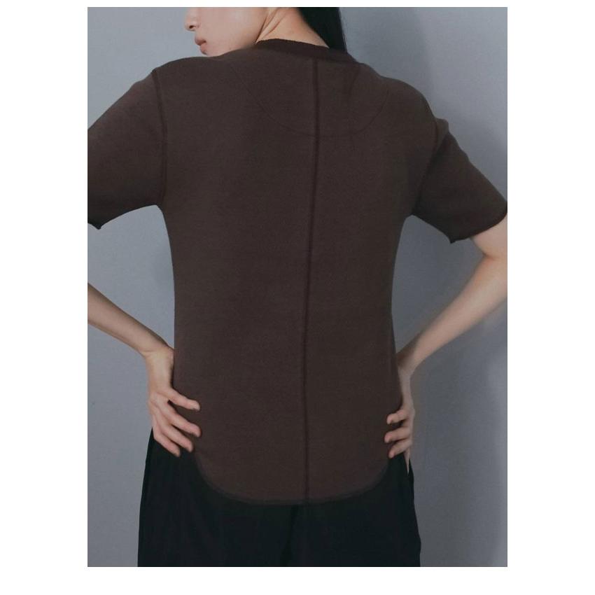 anuke（アンヌーク） anuke 2026Prefall トップス Halfsleeve Henley