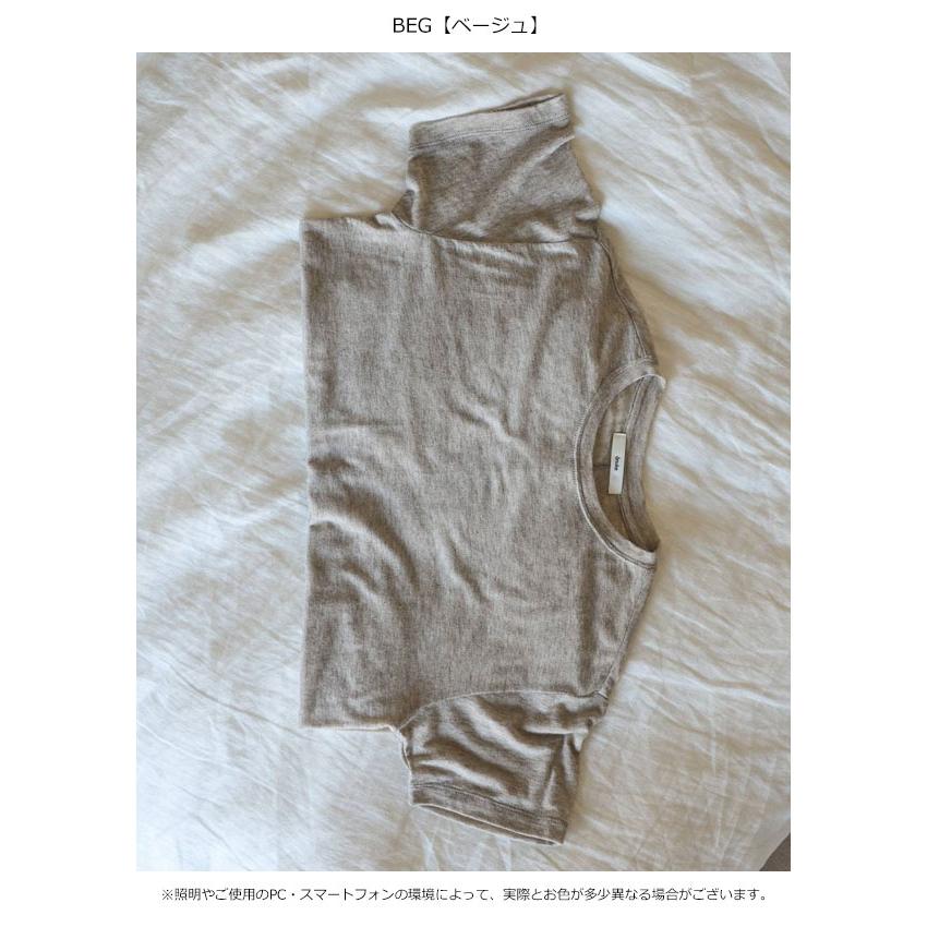 anuke（アンヌーク） anuke 2026Prefall トップス Wool Compact T
