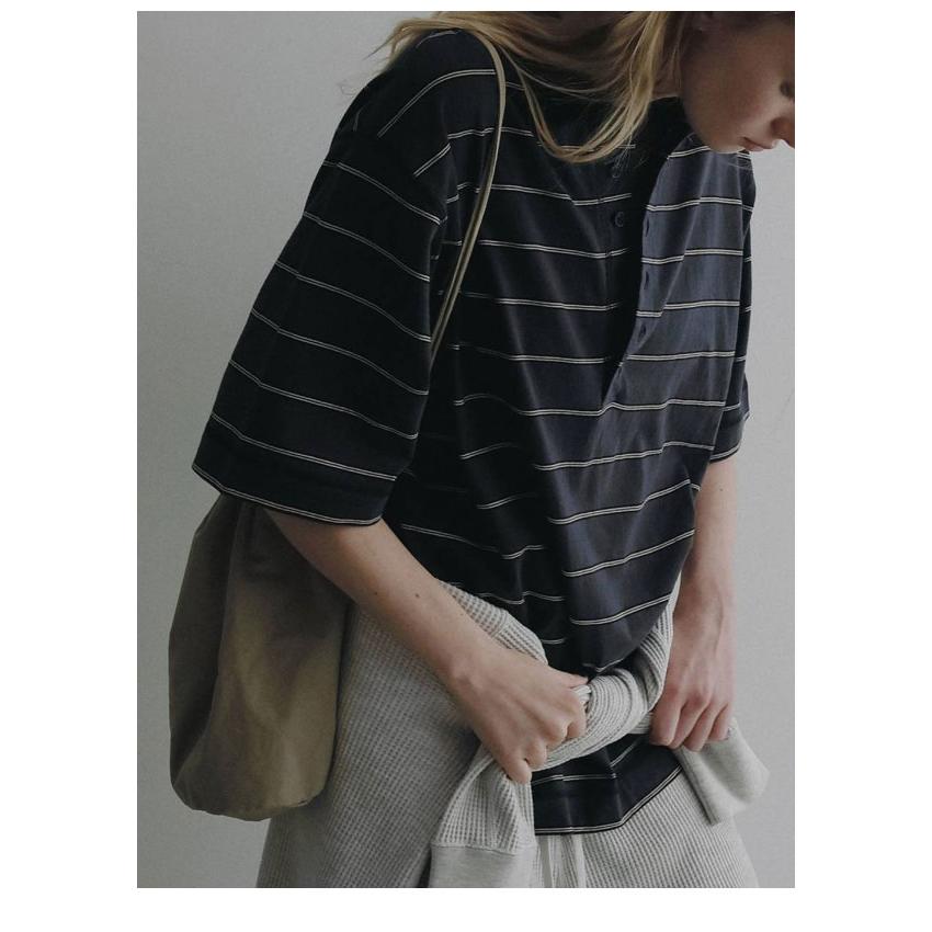 anuke（アンヌーク） anuke 2026Prefall トップス Border Loose