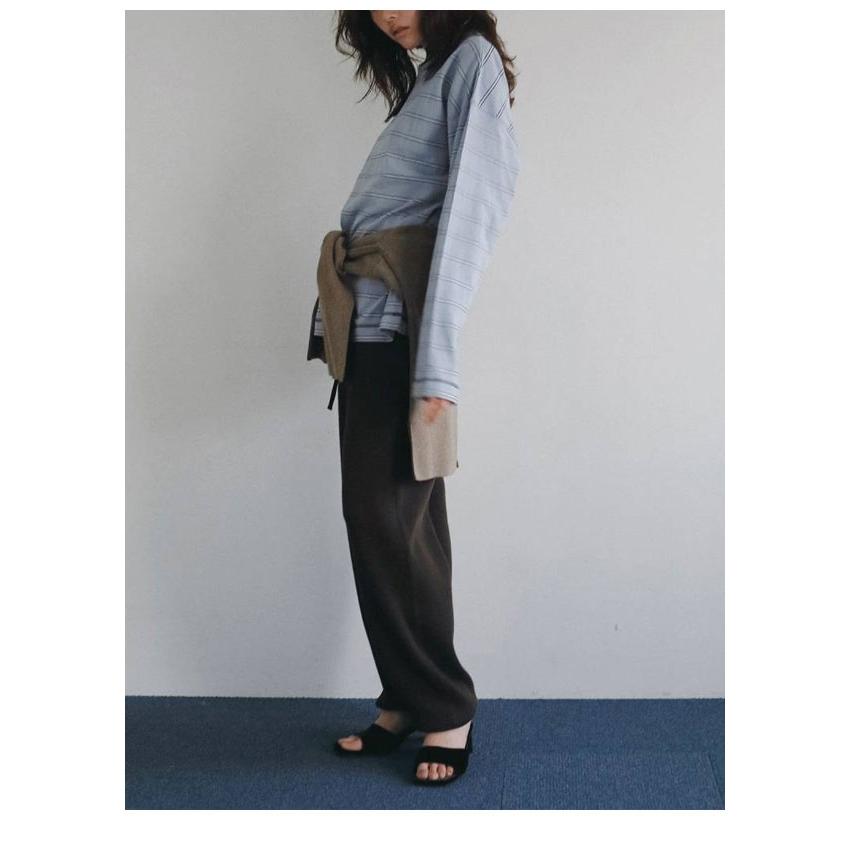 anuke（アンヌーク） anuke 2026Prefall トップス Border Loose Long T