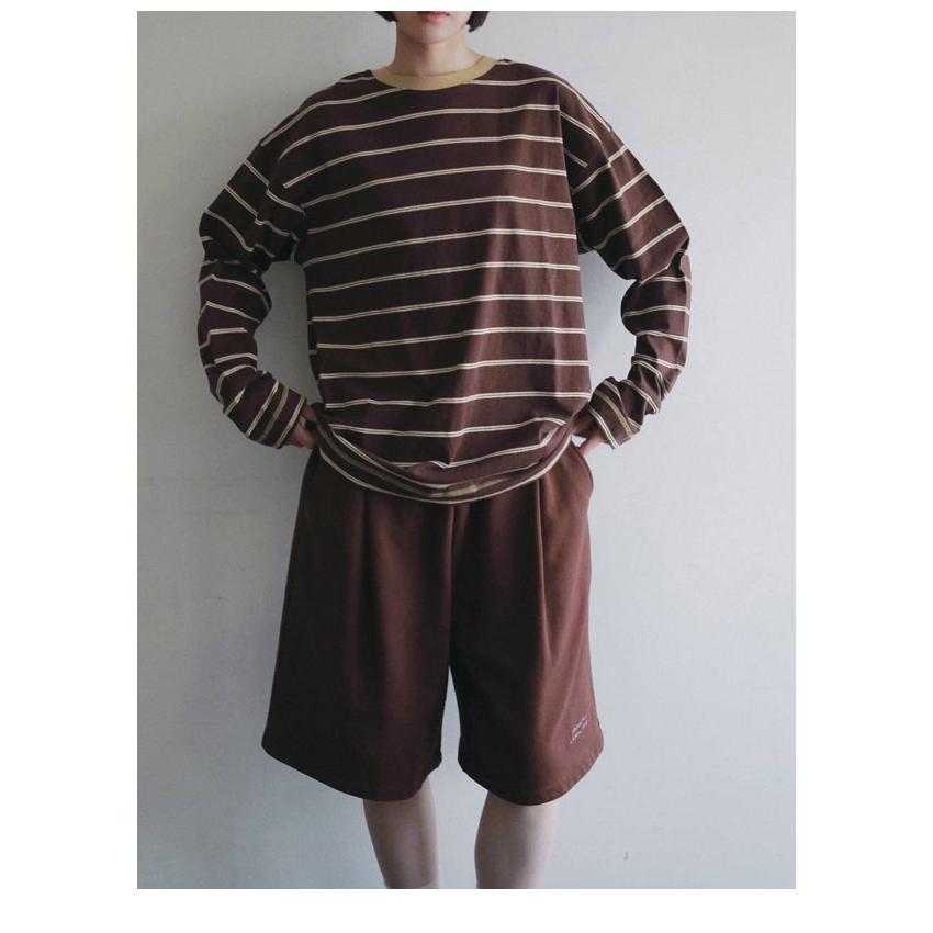 anuke（アンヌーク） anuke 2026Prefall トップス Border Loose Long T