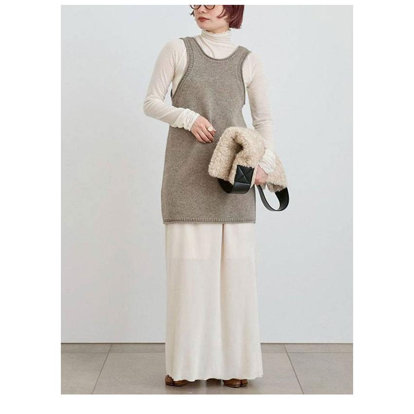 anuke（アンヌーク） anuke 2026winter トップス Cashmere Silk Turtle